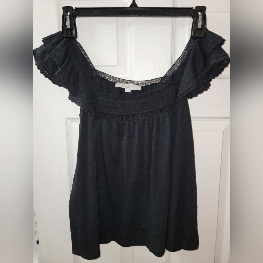 Ann Taylor Loft Off the Shoulder Blouse